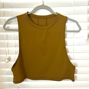 Lululemon muscle crop tank